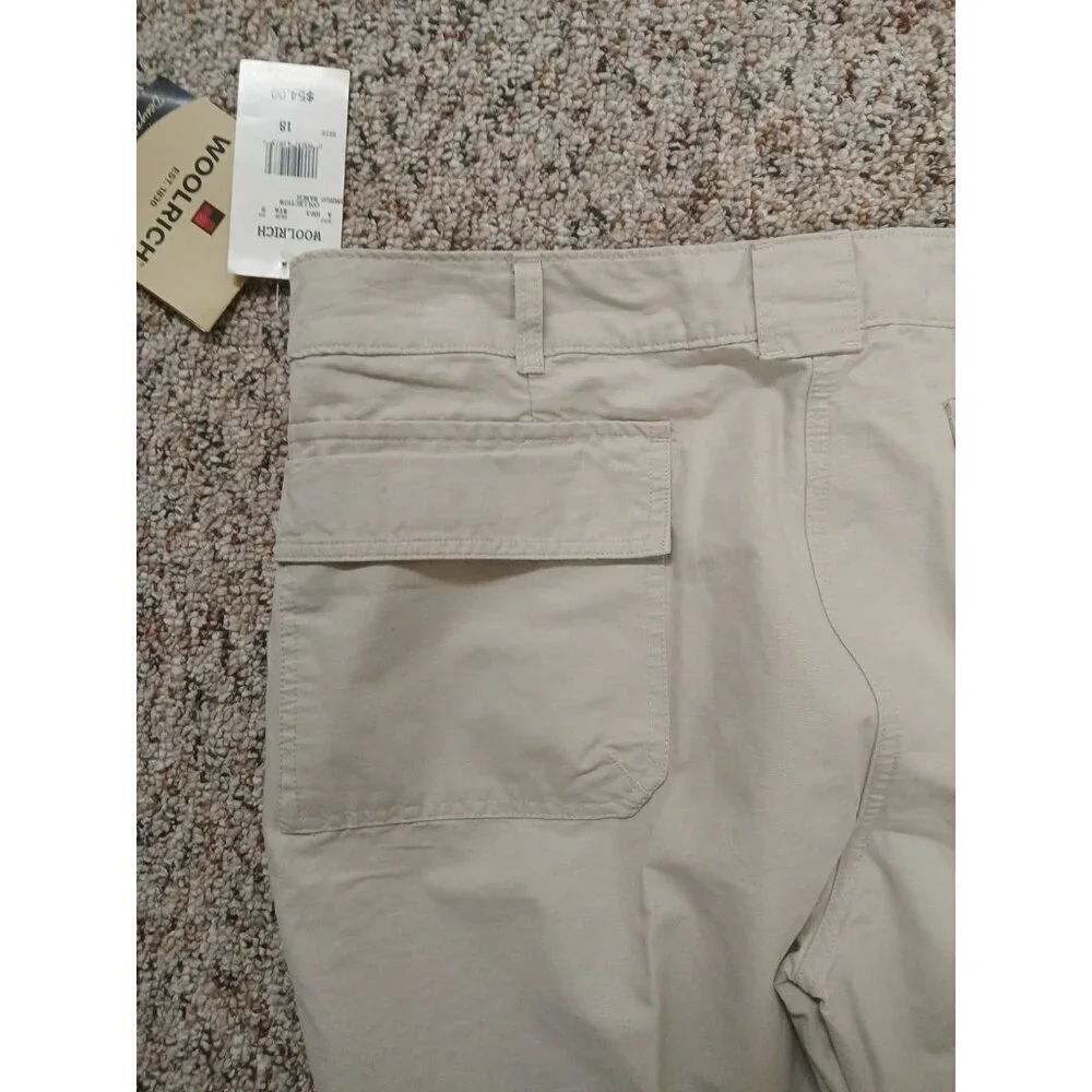 Vintage Women's Woolrich Khakis (18) British Tan Zip Closure. NWT - Picture 10 of 11